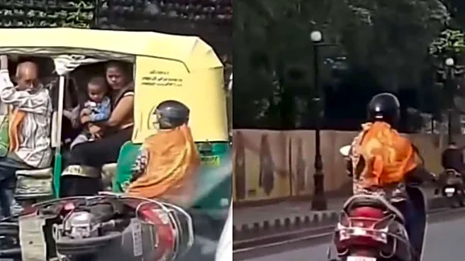 Quick Road Safety Test: Two-Wheeler Bumps Into Autorickshaw, Video Triggers ‘Who Is At Fault’ Question