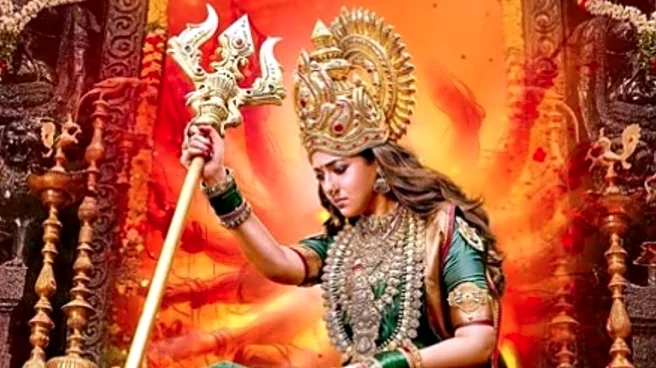 Nayanthara's First Look From Mookuthi Amman 2 Out, Fans Hail Actress's Divine Aura