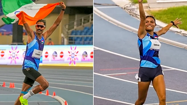 World Para Athletics Championships: Nishad Kumar, Simran Sharma Win Gold; India Climb To 4th