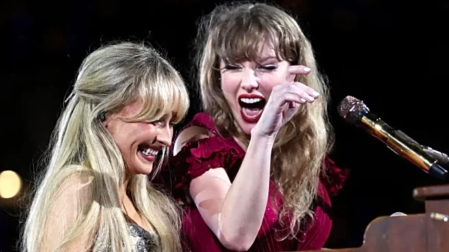 Sabrina Carpenter Gives Big Shoutout To Taylor Swift For The  Life Of A Showgirl