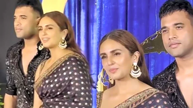 Huma Qureshi Walks Hand-In-Hand With Rachit Singh In First Public Appearance Amid Engagement Buzz