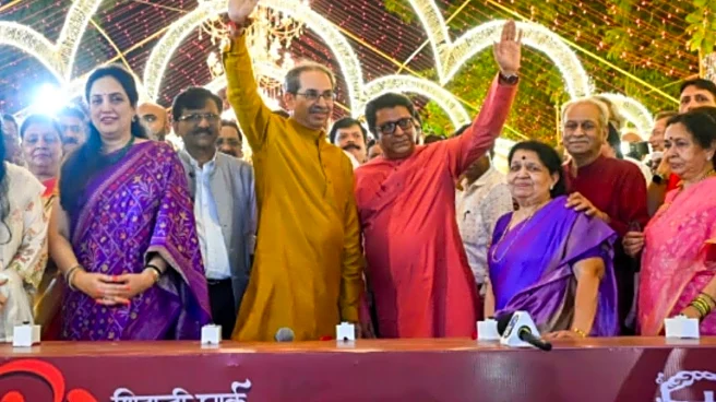 Complaint Filed Over Bursting Firecrackers At Raj-Uddhav Thackeray Diwali Event At Shivaji Park