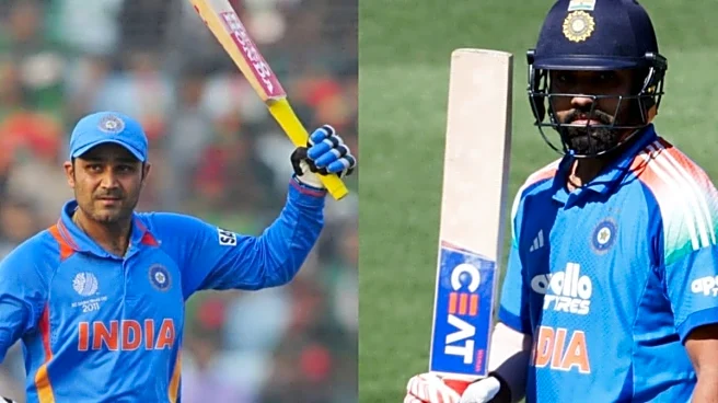 Rohit Sharma Needs 93 Runs In 3rd IND-AUS ODI To Break Virender Sehwag's Record Of...