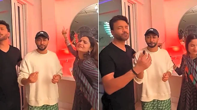 Zaid Darbar Gets A Sweet Birthday Surprise From Ankita Lokhande And Vicky Jain