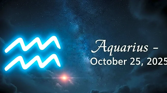 Aquarius Horoscope Today, October 25, 2025