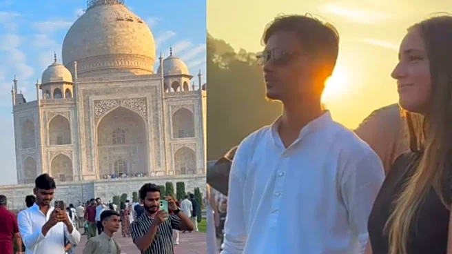 Foreigner Visits Taj Mahal, Becomes The ‘Tourist Attraction’ Herself: ‘I Could Hardly Walk Away’