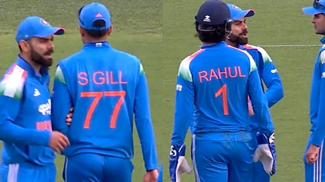Virat Kohli Stops Shubman Gill On The Field, Drags Him For Lively Discussion With KL Rahul | Watch