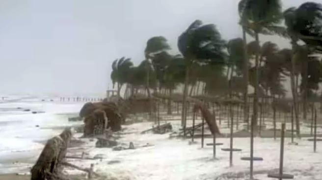 Andhra Pradesh, Tamil Nadu On Alert As Cyclone Montha Intensifies In Bay Of Bengal