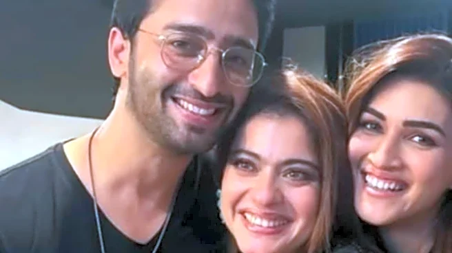 Shaheer Sheikh Shares BTS Pics With Kajol And Kriti Sanon As Do Patti Completes One Year