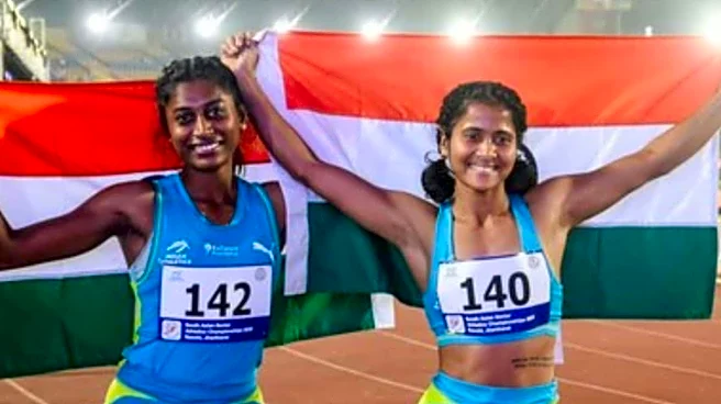 Medals Galore! India Dominate SAAF Senior Championship With Over Half-A-Century Of Medals