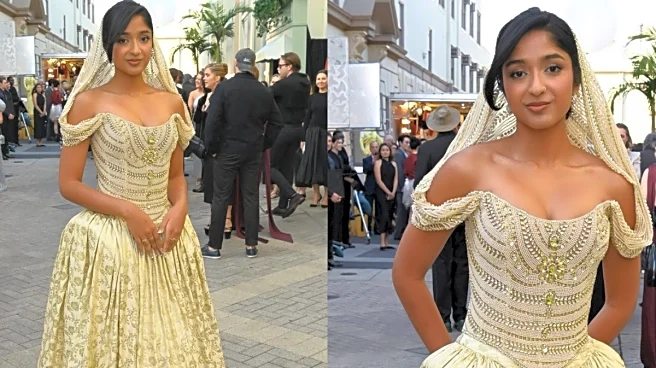 Maitreyi Ramakrishnan’s Gold Manish Malhotra Look Fuses Heritage And High Fashion