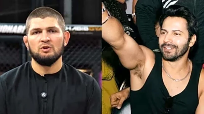 Did UFC Champion Khabib Nurmagomedov Deny Selfie To Varun Dhawan? Awkward Video Goes Viral