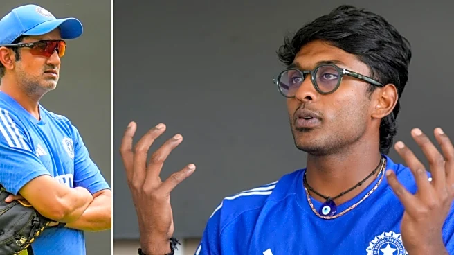 Sai Sudharsan Reveals Gautam Gambhir's 'Desperate' Talk Gave Him Freedom: 'Sir Called Me Over And Said...'