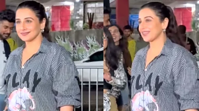 Vidya Balan Is All Excited As She Attends Enrique Iglesias’s Concert In Mumbai