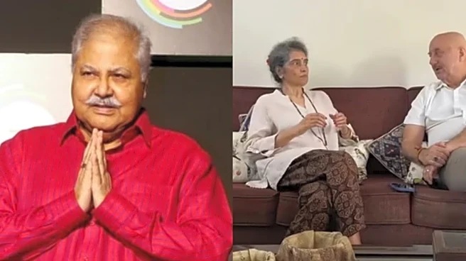 Anupam Kher Breaks Down After Meeting Satish Shah’s Widow Madhu: 'Her Memory Comes And Goes'