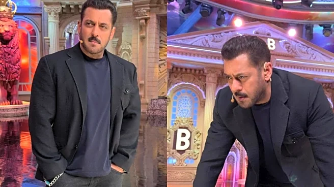 Salman Khan Drops Stylish Photos From Bigg Boss 19 Sets, Fans Call Him The 'Coolest Host' On TV