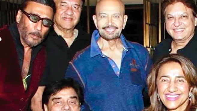 ‘A Memorable Evening’: Rakesh Roshan Poses With Jackie Shroff, Shatrughan Sinha At Shashi Ranjan’s Birthday Bash