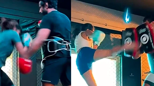 Kalyani Priyadarshan Shares Fresh Photos From Lokah Training Session: ‘I Am Far Stronger’