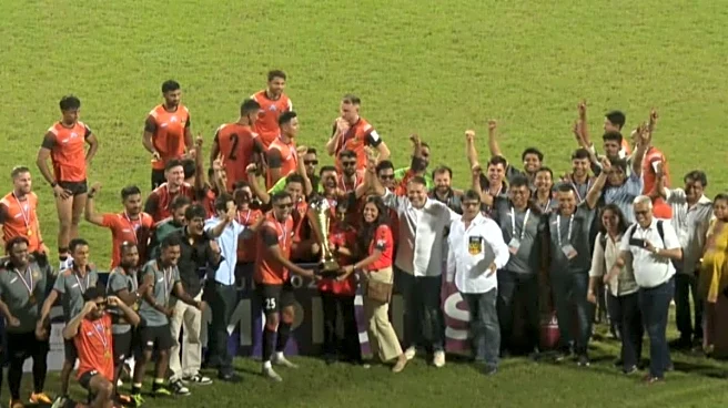 And Six Month Later! Inter Kashi Presented With Replica I-League 2024–25 Title