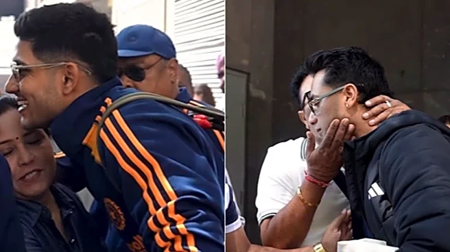 Shubman Gill Greets Abhishek Sharma's Parents In Australia, Heartwarming Video Goes Viral