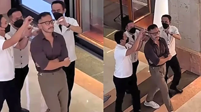 Indonesian Millionaire’s Son Gets A Haircut While Walking Inside A Mall: ‘Is He For Real?’ | Video