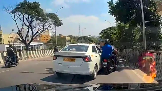 Bengaluru Road Rage: Cab Driver Rams Bike After Argument, Video Sparks Outrage