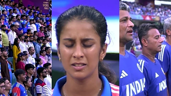 Indian Women's Team Hold Back Tears As Fans Sing In Unison During The National Anthem | WATCH