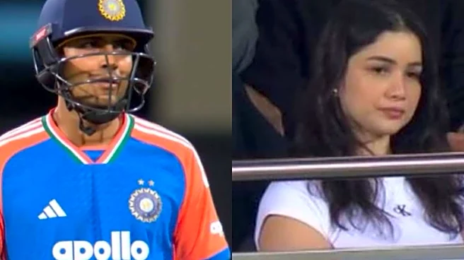 Sara Tendulkar Unlucky For Shubman Gill? Social Media Erupts After Dismissal...