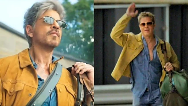 Shah Rukh Khan’s King Look Compared To Brad Pitt’s F1 Costume; Fans Say 'SRK Wore It First'