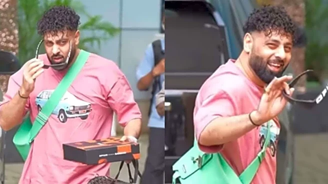 Badshaah Turns Heads In Street Style Airport Look, Fans Say ‘Video Pe Honey Singh Ka Music’