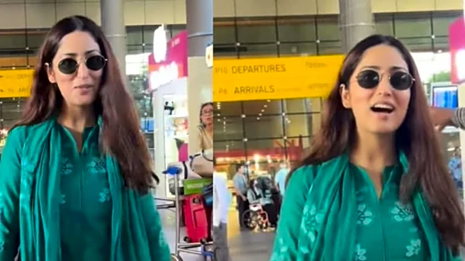 Yami Gautam’s Fun Exchange With Paparazzi At Mumbai Airport Proves She Is A Born Star