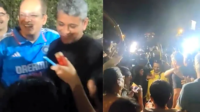 ‘Dhol Beats, Gulab Ki Baarish:’ Mumbaikars Give A Heroic Welcome To India Women’s Coach Amol Muzumdar