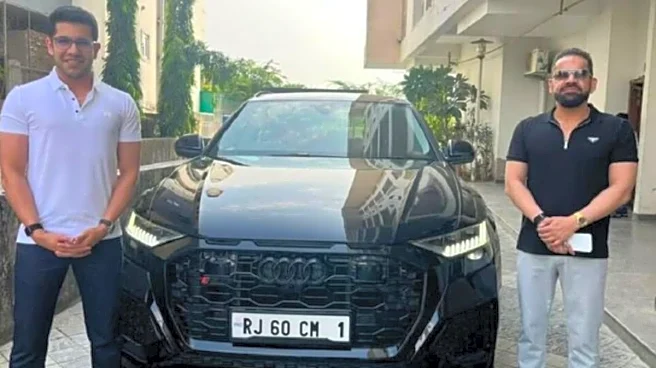 Businessman Who Once Drove An Auto Gifts Luxury Car To Son, Buys State’s Costliest Number Plate