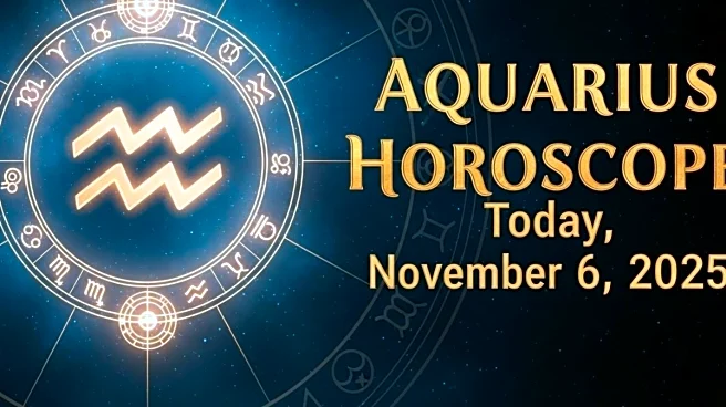 Aquarius Horoscope Today, November 6, 2025