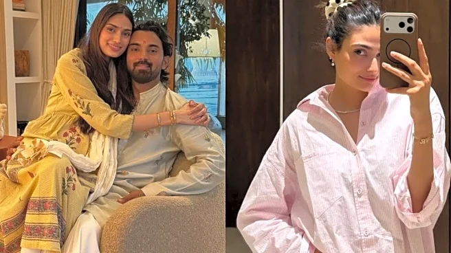 Athiya Shetty Shares Birthday Pics With KL Rahul; Fans Spot ‘Evaru Ka mama’ Cake And Cozy Dinner Moments
