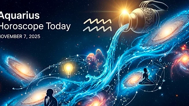 Aquarius Horoscope Today, November 7, 2025
