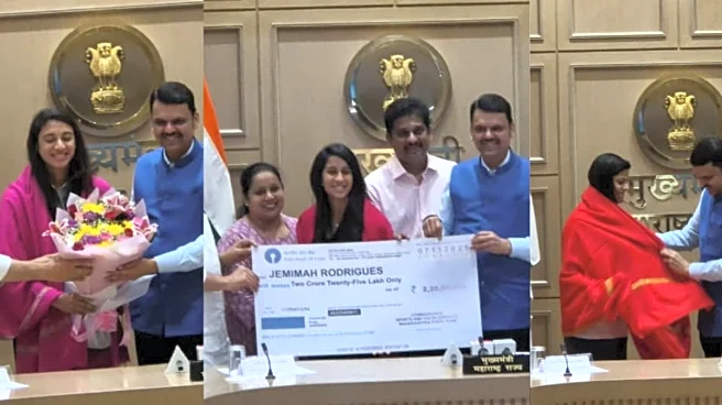 Fadnavis Felicitates Smriti Mandhana, Jemimah Rodrigues & Radha Yadav After World Cup Win
