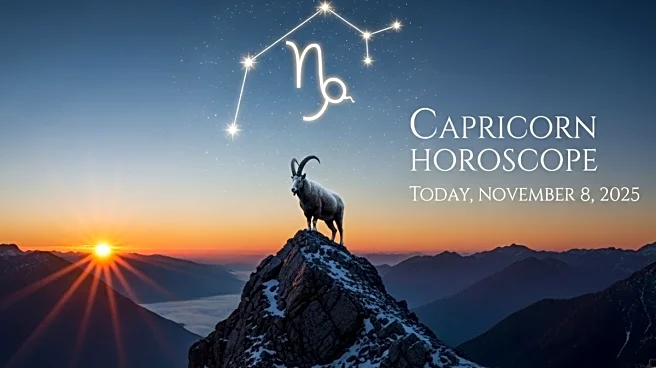 Capricorn Horoscope Today, November 8, 2025