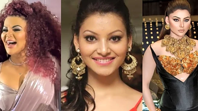 Rakhi Sawant MOCKS Urvashi Rautela's 'Naturally Gifted' Claim: 'Humne Tumhare Purane Photo Dekhe'