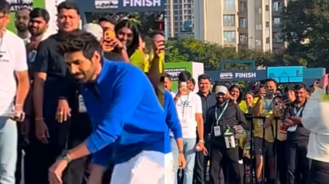 Kartik Aaryan And Ananya Panday Spotted Playing Padel At An Event, Video Goes Viral