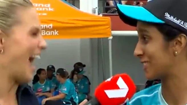 'Wasn't Sure If Australia Would Allow Me...': Jemimah's Semi-Final Joke Leaves Broadcaster In Splits