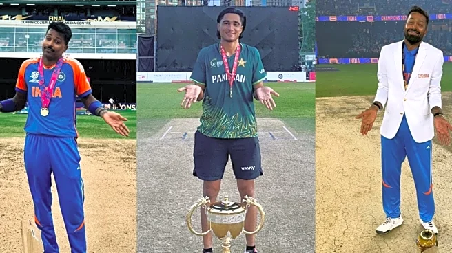 Pakistan Star Copies Hardik Pandya's Celebration After Men In Green Win Hong Kong Sixes