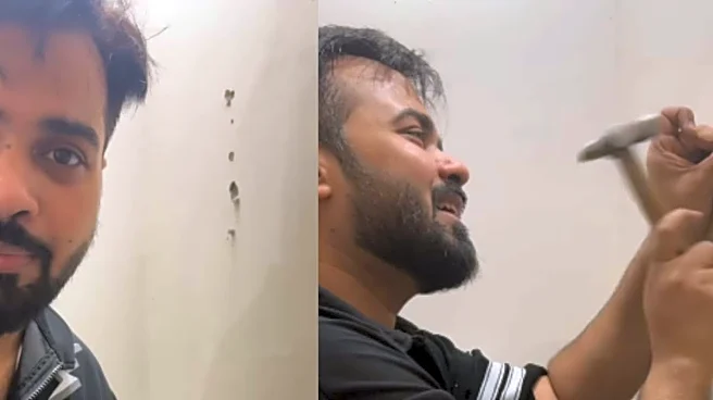 Are Noida’s High-Rise Buildings Safe? Man’s Pencil Hole Test In Rs 1.5 Crore Apartment Triggers Debate | Video