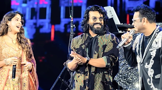 Ram Charan And Janhvi Kapoor Surprise Fans At AR Rahman’s Hyderabad Concert