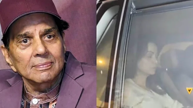 Bobby Deol's Wife Tanya Deol Visits Father-In-Law Dharmendra At Breach Candy Hospital