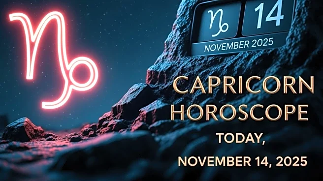 Capricorn Horoscope Today, November 14, 2025