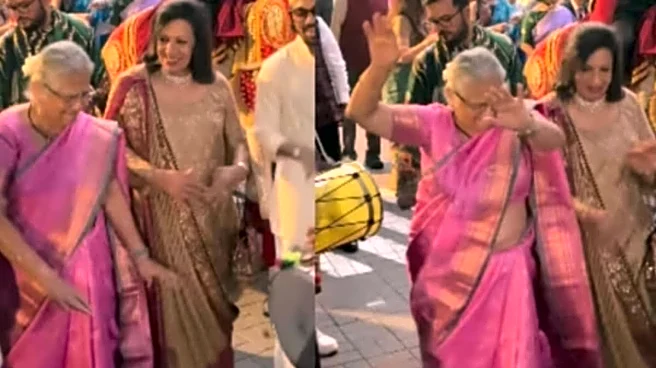Sudha Murty, Kiran Mazumdar Shaw’s ‘Baraati Thumkas’ Is A Wedding Moment You Can’t Ignore: ‘Dancing Like Kids’