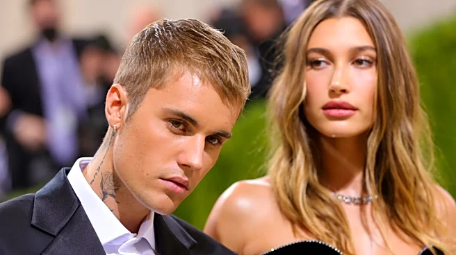 Justin Bieber Keeps It Casual As Hailey Bieber Stuns In Bold Thong-Style Gown