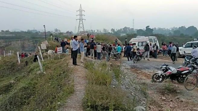Several Labourers Feared Trapped After Stone Quarry Collapses In UP's Sonbhadra