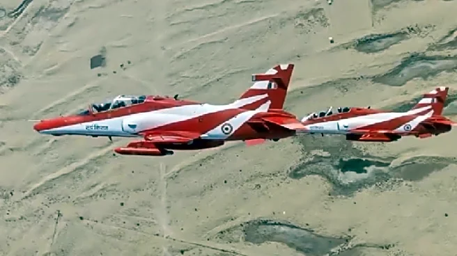 Indian Air Force’s Suryakirans Cut Through Dubai Skyline In Stunning Formation Flight | Watch